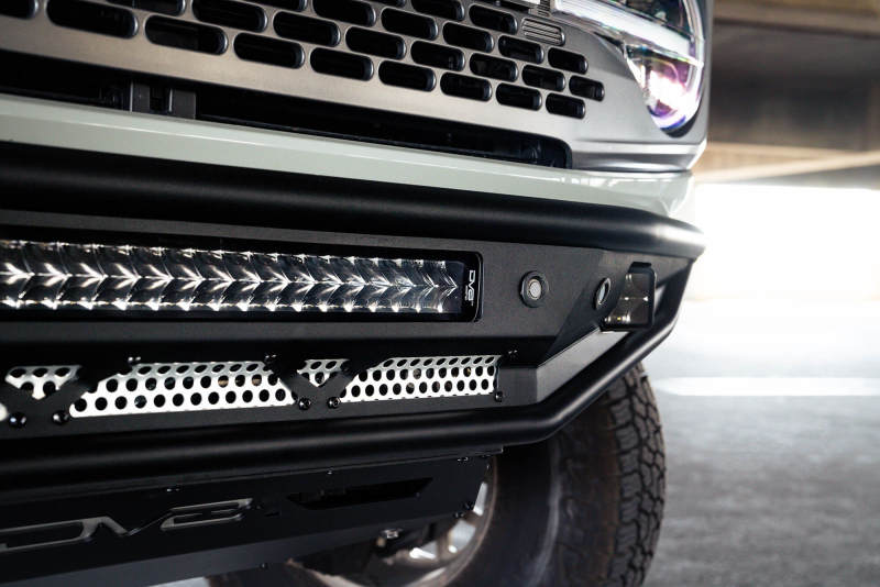 DV8 Offroad 21-22 Ford Bronco Competition Series Front Bumper Bumpers - Steel DV8 Offroad