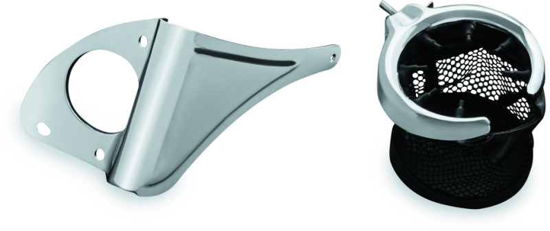 Kuryakyn Passenger Drink Holder With Basket 14-Up Touring Right Side Chrome Cup Holders Kuryakyn