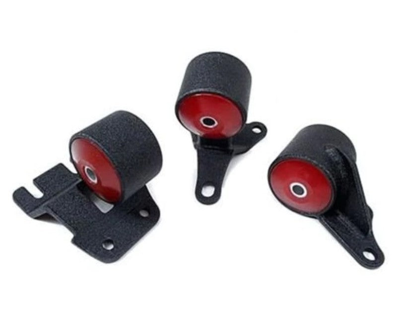 Innovative 90-93 Integra B-Series Black Steel Mounts 95A Bushings Engine Mounts Innovative Mounts