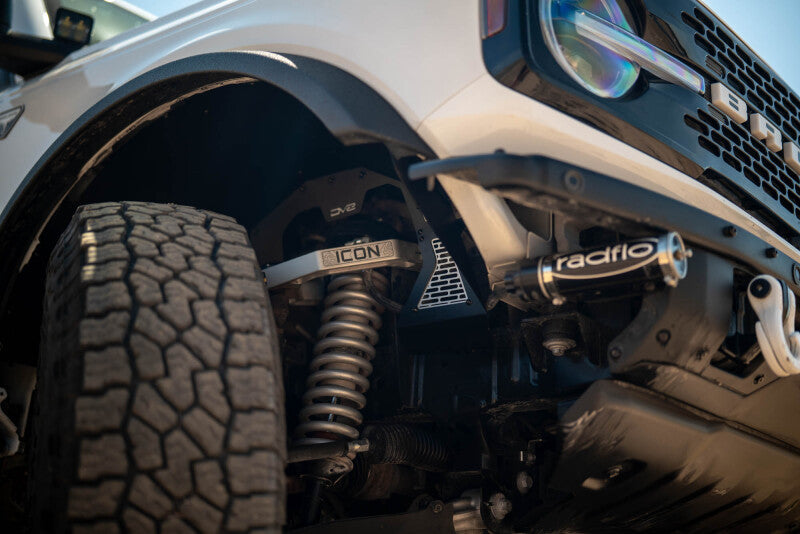 DV8 Offroad 21-25 Ford Bronco Addictive Desert Designs Front Inner Fender Liners Wheel Well Liners DV8 Offroad