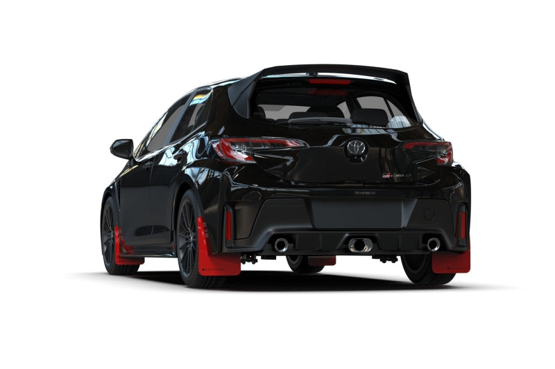 Rally Armor 23-25 Toyota GR Corolla Red UR Mud Flap w/Black Logo Mud Flaps Rally Armor