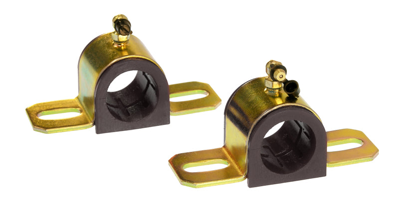 Prothane Universal 90 Deg Greasable Sway Bar Bushings - 1 1/4in - Type B Bracket - Black Sway Bar Bushings Prothane