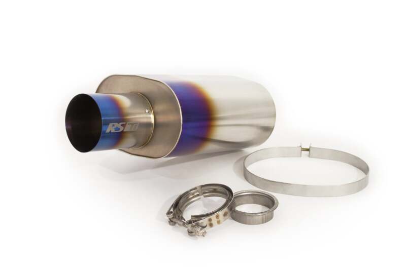 GReddy Universal 3.0in RS-Ti Oval Titanium Muffler Muffler GReddy