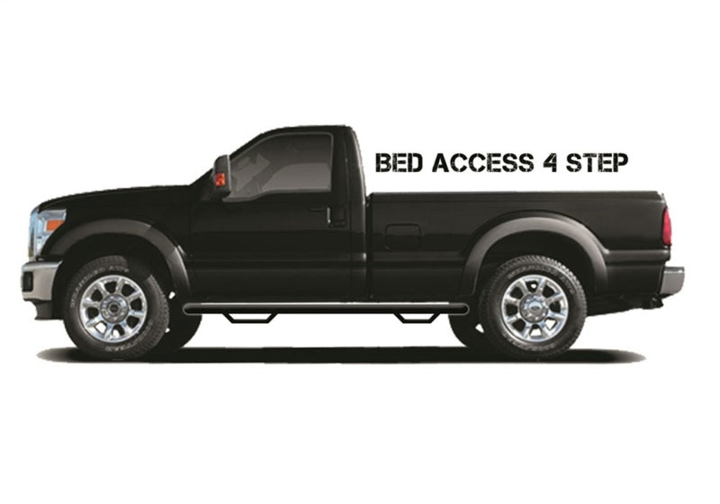 N-Fab Nerf Step 11-14 Chevy-GMC 2500/3500 Regular Cab 8ft Bed - Tex. Black - Bed Access - 3in Side Steps N-Fab