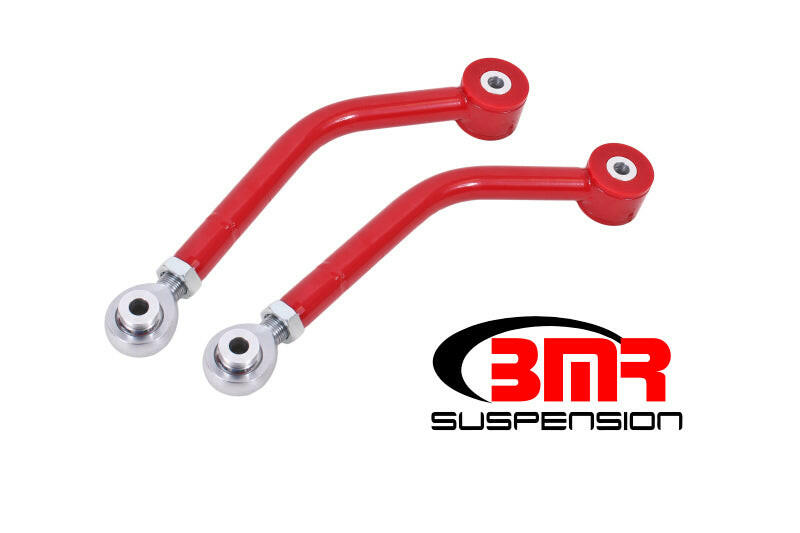 BMR 08-17 Challenger Upper Control Arms Single Adj. Rod Ends (Polyurethane) - Red Control Arms BMR Suspension