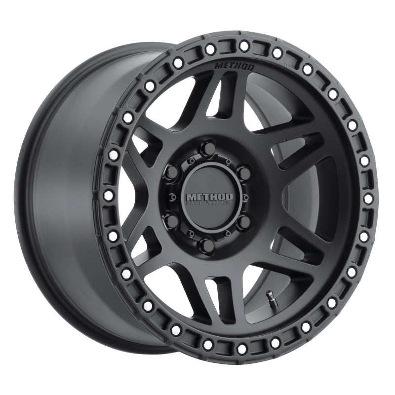 Method MR312 17x9 -12mm Offset 6x5.5 106.25mm CB Matte Black Wheel Wheels - Cast Method Wheels