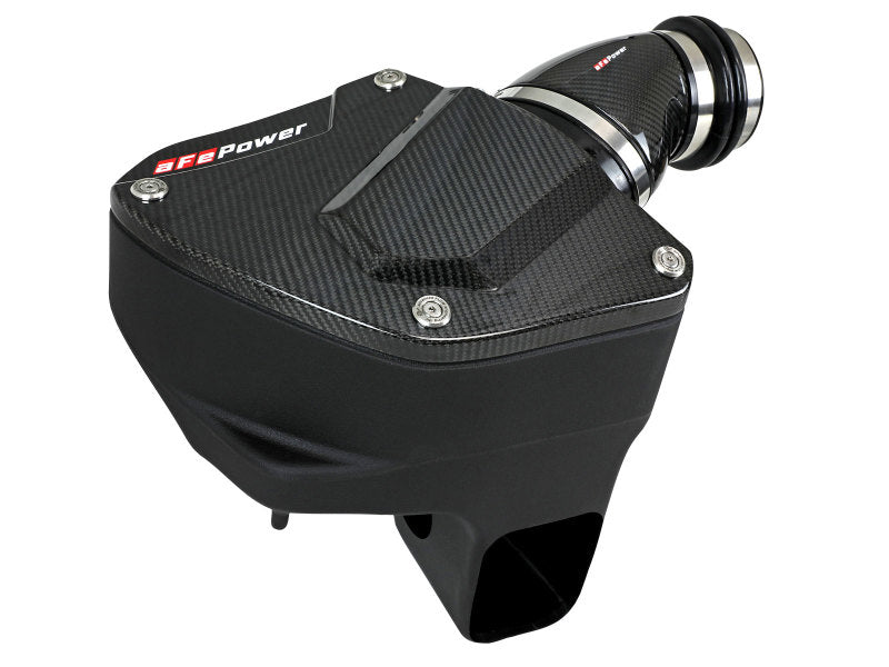 aFe Black Series Stage-2 Carbon Fiber Cold Air Intake System w/ Pro DRY S Media - 18-19 BMW M5 (F90) Cold Air Intakes aFe