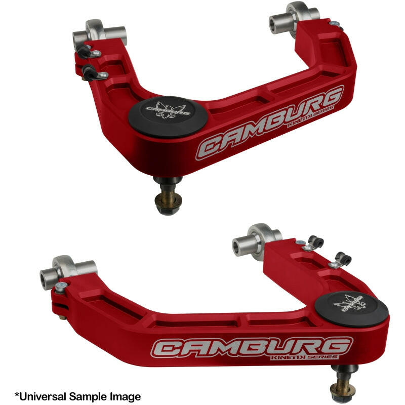 Camburg Toyota 22-23 Landcruiser 300 / 22-23 LX600 KINETIK V2 Perf Billet Uniball Upper Arms (Red) Suspension Arms & Components Camburg