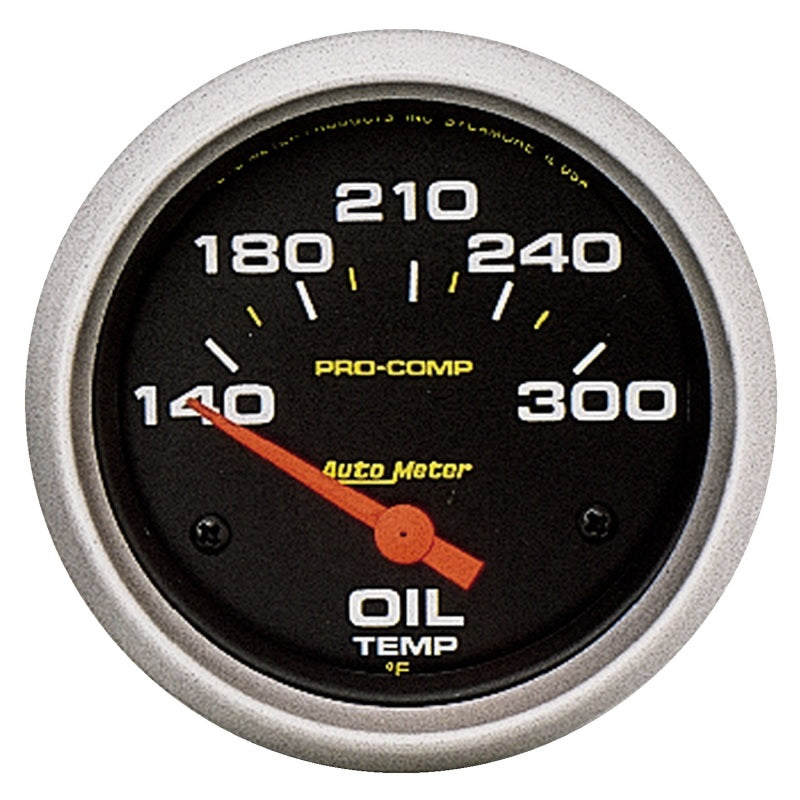 Autometer Pro-Comp 2-5/8in 140-300 Deg Oil Temperature Gauge Gauges AutoMeter
