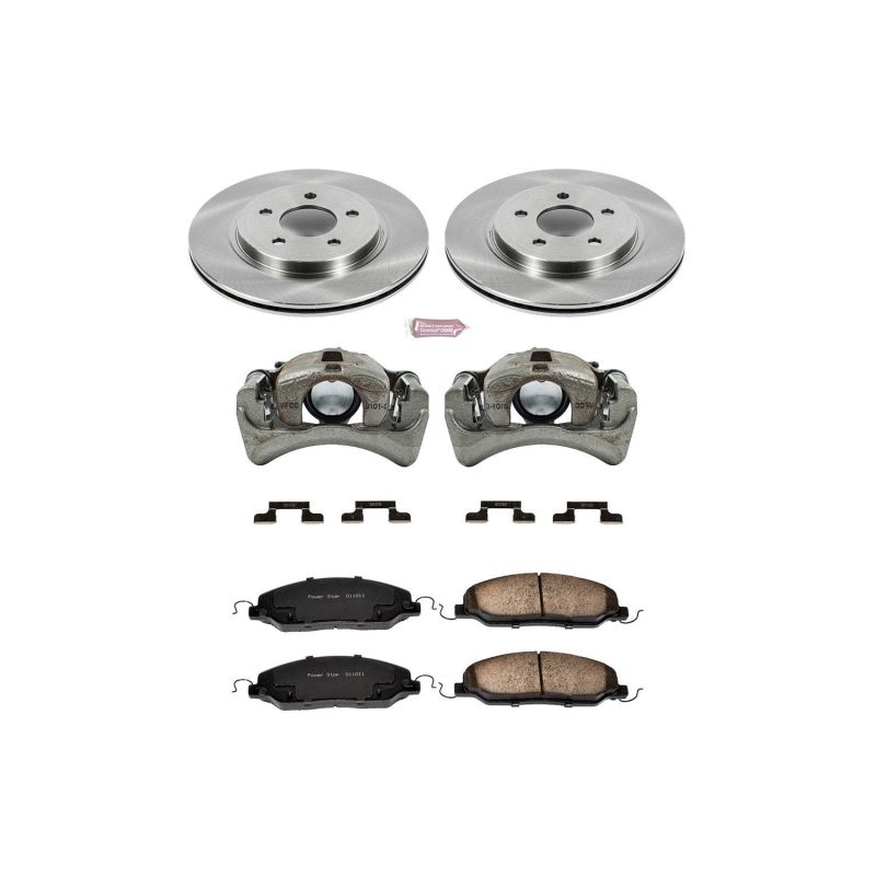 Power Stop 05-11 Ford Mustang Rear Autospecialty Brake Kit w/Calipers Brake Kits - OE PowerStop