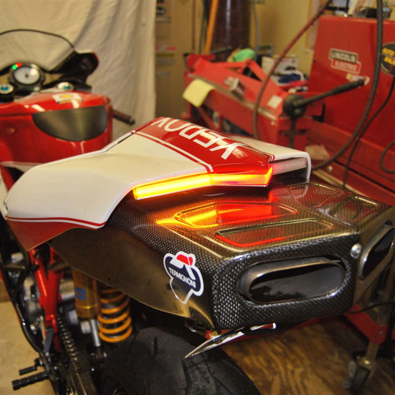 New Rage Cycles 03-06 Ducati 749 Fender Eliminator Kit w/Load EQ Lights Corner New Rage Cycles