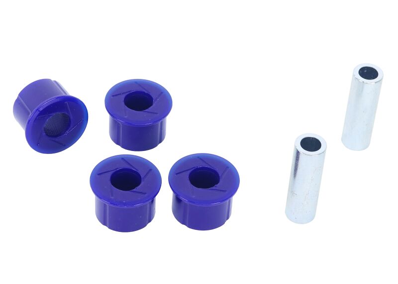 SuperPro 1984 Jeep Cherokee Base Rear Rearward Leaf Spring Bushing Kit (63mm Width) - Spring Eye Bushing Kits Superpro