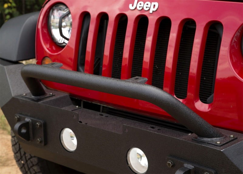 Rugged Ridge Spartan Front Bumper HCE W/Overrider 07-18 Jeep Wrangler JK Bumpers - Steel Rugged Ridge