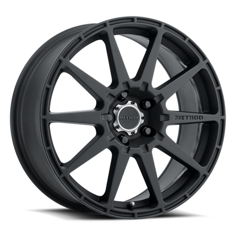 Method MR501 RALLY 17x8 +42mm Offset 5x100 67.1mm CB Matte Black Wheel Wheels - Cast Method Wheels