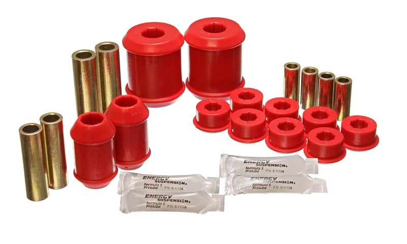 Energy Suspension 00-04 Mitsubishi Eclipse FWD Red Rear Control Arm Bushing Set Bushing Kits Energy Suspension