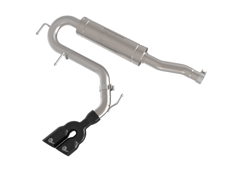 aFe Rebel Series 2-1/2in 304 Stainless Steel Cat-Back w/ Black Tip Ford Maverick 22-26 L4-2.5L FWD Catback aFe