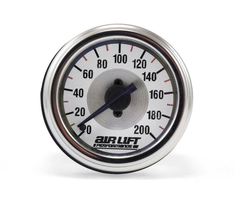 Air Lift Single Needle Gauge- 200 PSI Gauges Air Lift