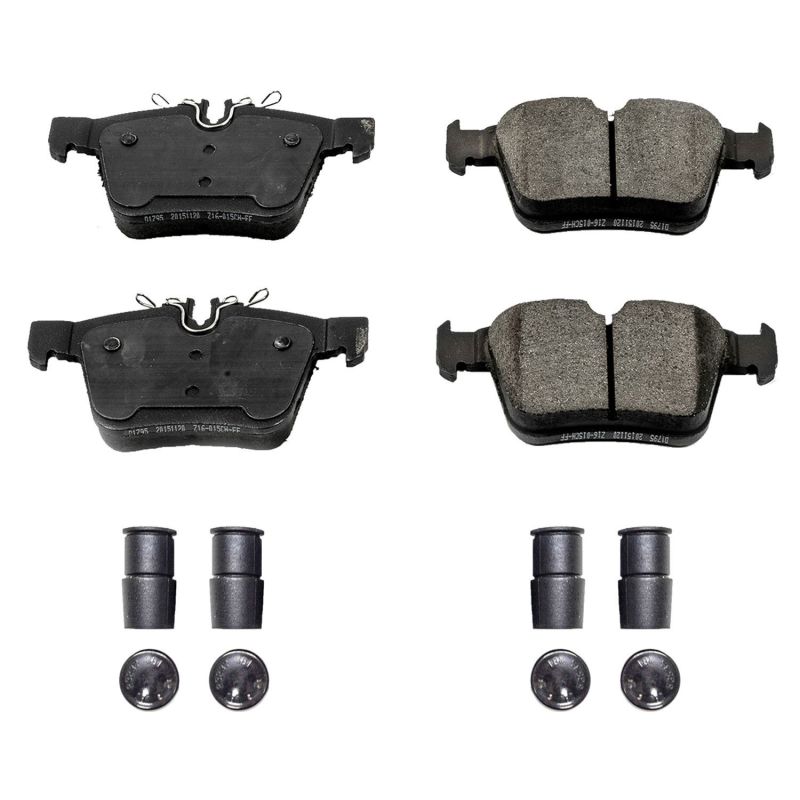 Power Stop 15-19 Mercedes-Benz C300 Rear Z17 Evolution Ceramic Brake Pads w/Hardware Brake Pads - OE PowerStop
