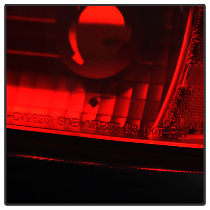 Spyder Honda Civic 96-00 2Dr Crystal Tail Lights Red Smoke ALT-YD-HC96-2D-CRY-RS Tail Lights SPYDER