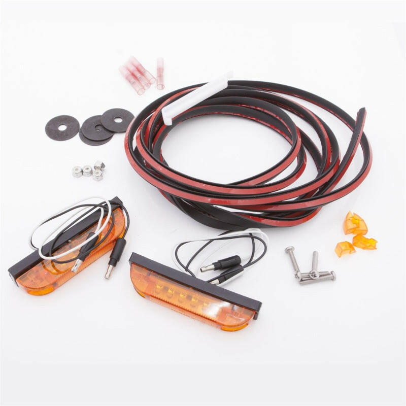 Bushwacker 99-18 Universal 2-Wire Led Marker Light Kit For Flat Style Flares Light Accessories and Wiring Bushwacker