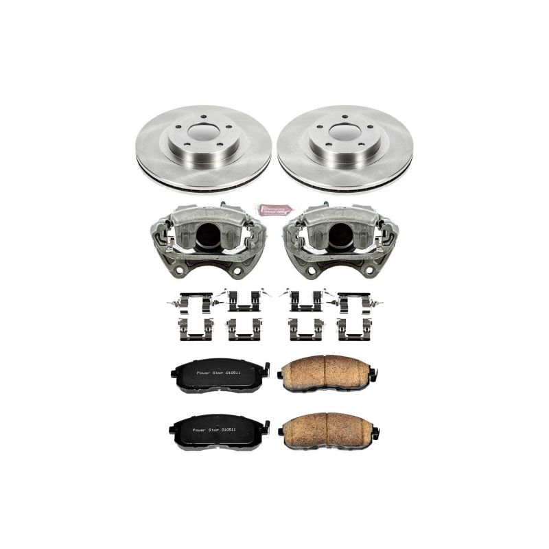 Power Stop 02-04 Infiniti I35 Front Autospecialty Brake Kit w/Calipers Brake Kits - OE PowerStop