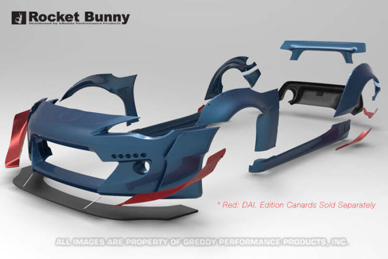 GReddy 13+ Scion FR-S Version 2 Greddy X Rocket Bunny 86 Aero Rear Duck Tail Wing Only Spoilers GReddy
