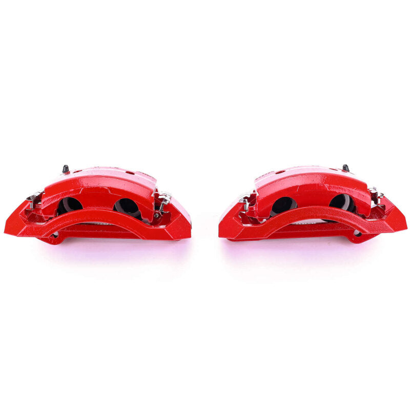 Power Stop 00-02 Dodge Ram 2500 Front Red Calipers w/Brackets - Pair Brake Calipers - Perf PowerStop