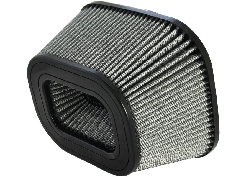 aFe MagnumFLOW Pro DRY S Universal Air Filter 7.13in F x (8.70x 10.60)in B x (6.50x8.60)in T x 5in H Air Filters - Universal Fit aFe