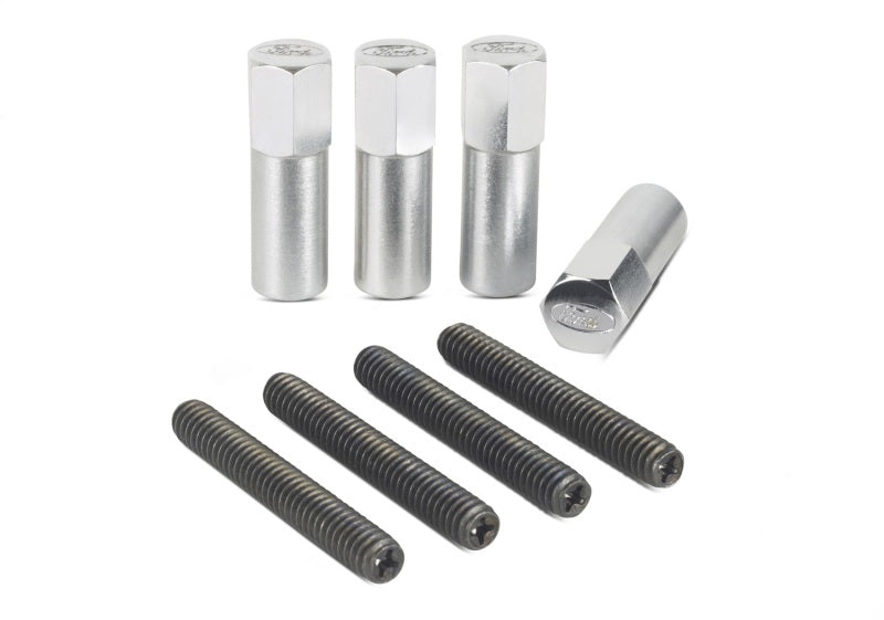 Ford Racing Complete Dress Up Kit Chrome Finish w/Black Emblems Engine Covers Ford Racing