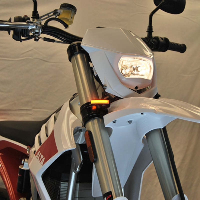 New Rage Cycles 17-19 Alta Redshift Front Turn Signals Lights Corner New Rage Cycles