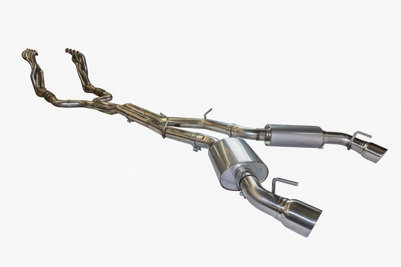 Kooks 16-23 Chevrolet Camaro SS/ 17-23 ZL1 6.2L 2in Headers & Green Exhaust Kit w/Polished Dual Tips Headers & Manifolds Kooks Headers