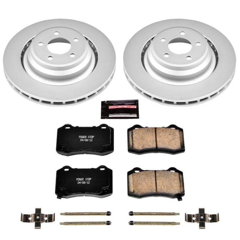 Power Stop 05-10 Chrysler 300 Rear Z17 Evolution Geomet Coated Brake Kit Brake Kits - Performance Blank PowerStop