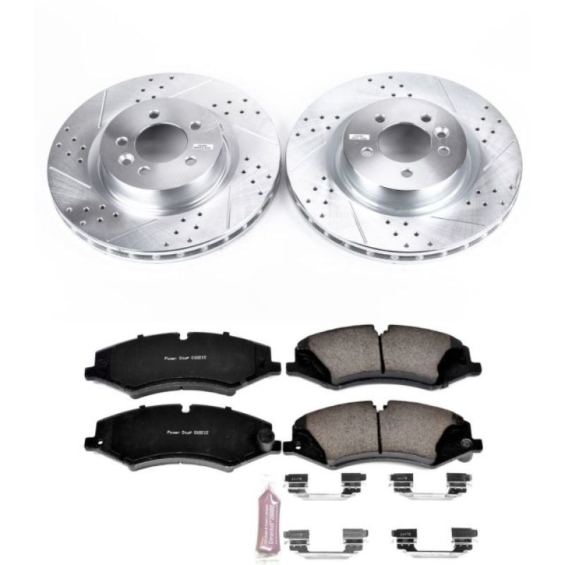 Power Stop 2017 Land Rover Discovery Front Z23 Evolution Sport Brake Kit Brake Kits - Performance D&S PowerStop
