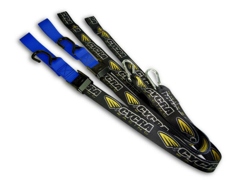 Cycra Tie Down Set - Blue Cargo Tie-Downs Cycra
