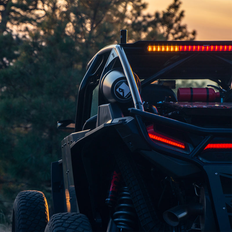 Rigid Industries 28in Chase Light Bar Universal - Rear Facing 27 Mode 5 Color LED Light Bar Tail Lights Rigid Industries