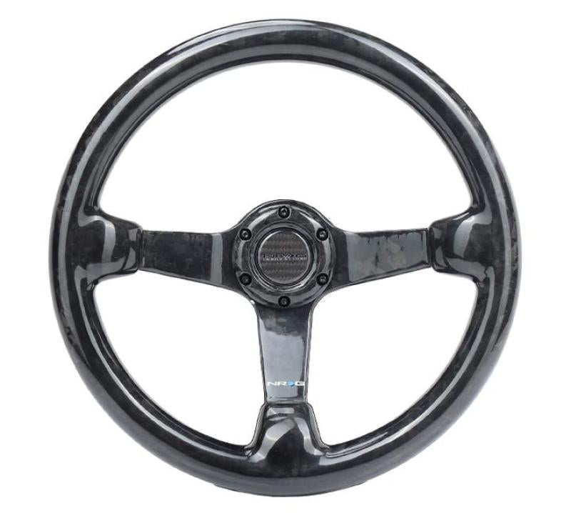 NRG Forged Carbon Fiber Steering Wheel (350mm / 3in. Deep) Steering Wheels NRG