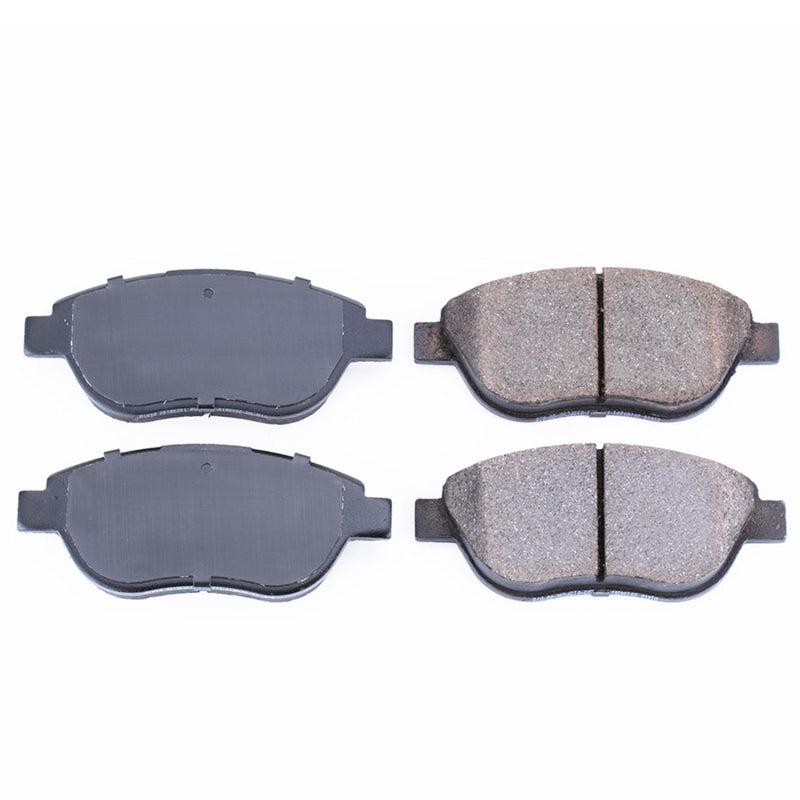 Power Stop 12-18 Fiat 500 Front Z16 Evolution Ceramic Brake Pads Brake Pads - OE PowerStop