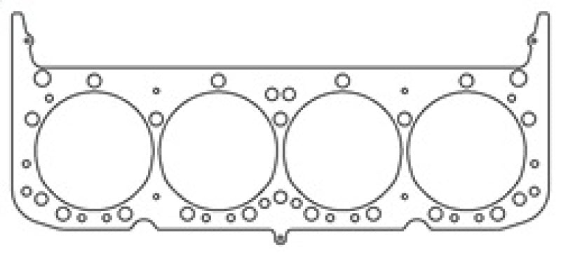 Cometic GM Small Block 4.080 inch Bore .027 inch MLS Head Gasket w/ Valve Pockets Head Gaskets Cometic Gasket