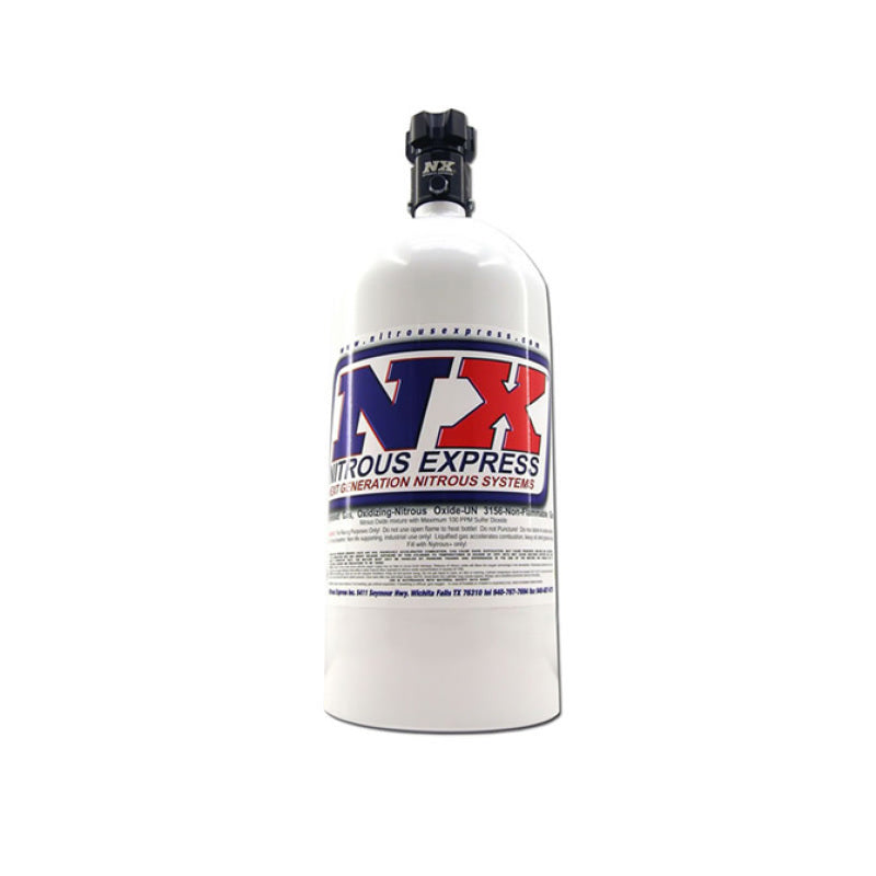 Nitrous Express 5lb Bottle w/Lightning 500 Valve (5.25 Dia x 17.64 Tall) Nitrous Bottles Nitrous Express