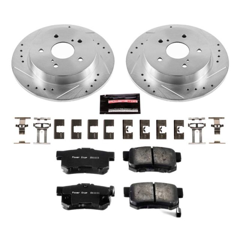 Power Stop 07-13 Suzuki SX4 Rear Z23 Evolution Sport Brake Kit Brake Kits - Performance D&S PowerStop