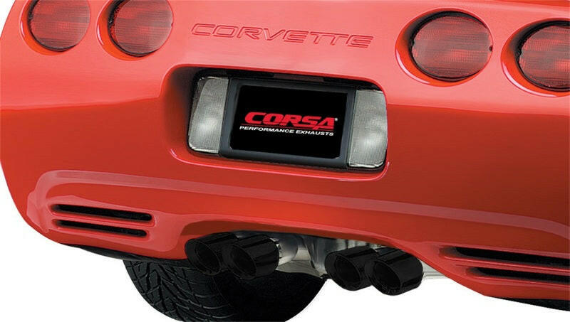 Corsa 1997-2004 Chevrolet Corvette C5 Z06 5.7L V8 Xtreme Axle-Back Exhaust w/ Black Tips Axle Back CORSA Performance