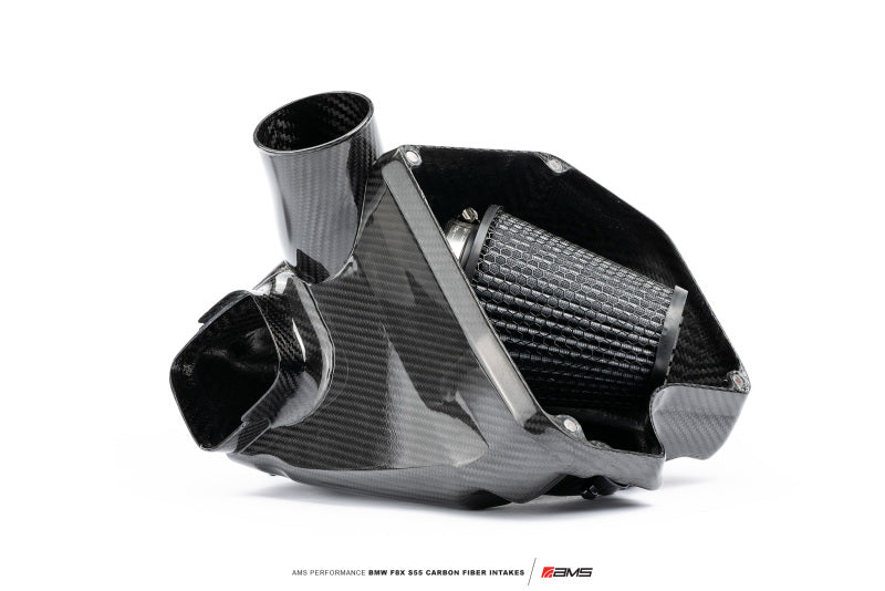 AMS Performance 15-18 BMW M3 / 15-20 BMW M4 w/ S55 3.0L Turbo Engine Carbon Fiber Intake Short Ram Air Intakes AMS