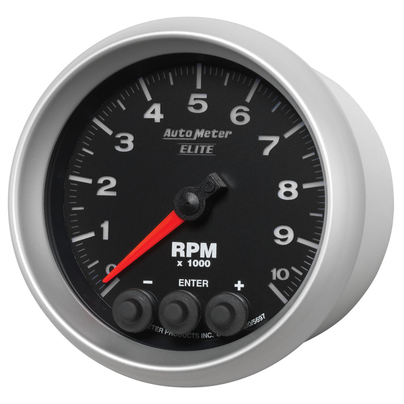 Autometer Street Progressive Shift Light 85.7mm Tachometer 0-10,000 RPM Gauges AutoMeter