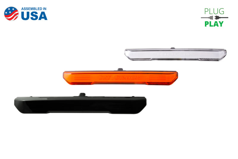 Diode Dynamics 20-21 Sierra 2500/3500 HD LED Sequential Sidemarkers - Amber Set Light Accessories and Wiring Diode Dynamics