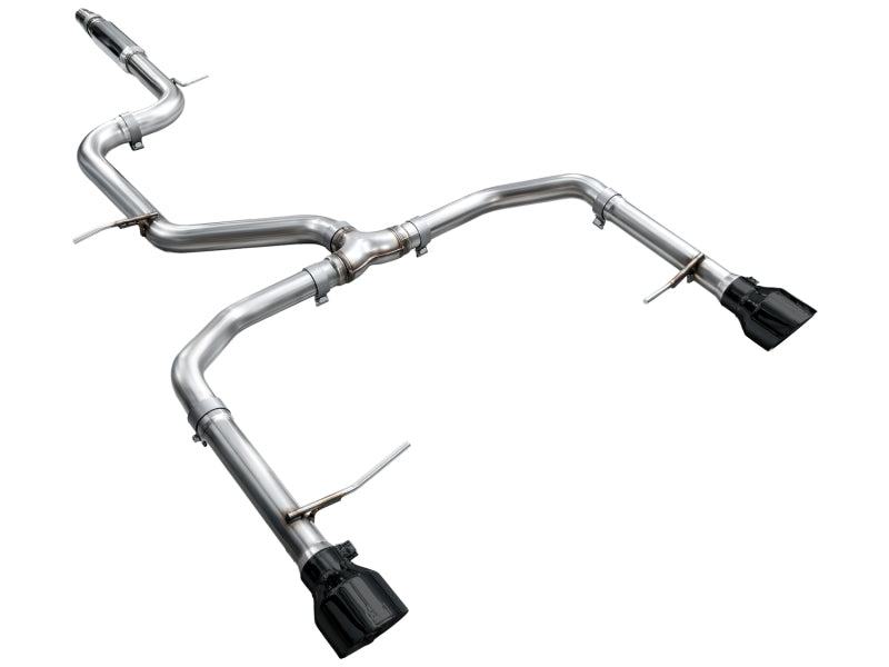 AWE Tuning 22-25 Volkswagen Jetta GLI Track Edition Exhaust - Diamond Black Tips Catback AWE Tuning
