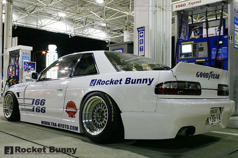 GReddy 89-93 Nissan 240SX/Silvia S13 Rocket Bunny Side Skirts Ver. 1-FRP **Must Check Availability** Side Skirts GReddy