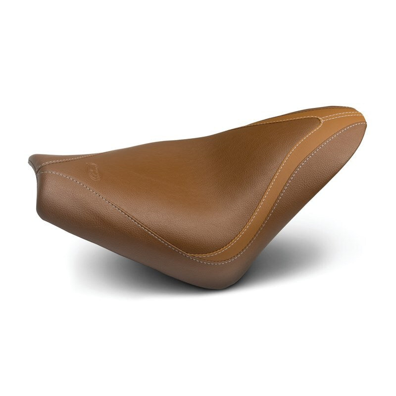 Mustang 15-21 Indian Scout Runaround Solo Seat - Brown Solo Motorcycle Seats Mustang Motorcycle