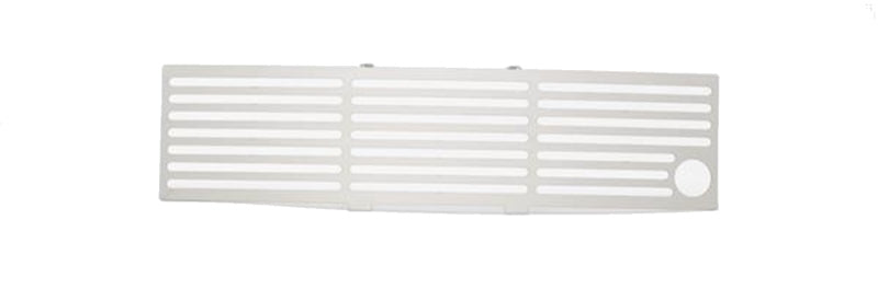 Putco 11-14 Ford F-150 EcoBoost Bumper Grille Inserts - SS - Bar Design - w/ Heater Plug Opening Grilles Putco
