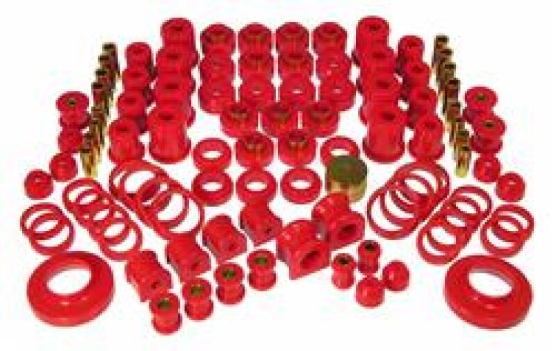 Prothane 97-06 Jeep TJ Total Kit - Red Bushings - Full Vehicle Kits Prothane