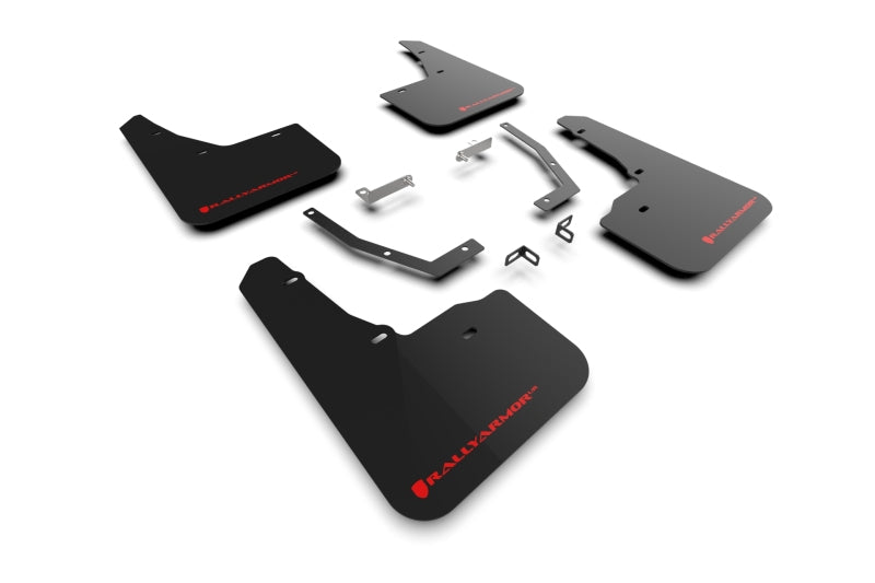Rally Armor 2025 Subaru Forester Black UR Mud Flap w/Red Logo Mud Flaps Rally Armor